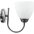 Riolight Krom Tekli Opal Camlı Aplik