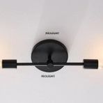 RİOLİGHT MODERN 2XE27 DUYLU AYNA ÜSTÜ METAL DUVAR APLİK