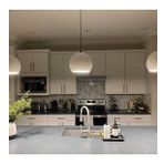 RİOLİGHT MODERN BEYAZ İÇİ BEYAZ MASA ÜSTÜ,BAR ÜSTÜ TEKLİ METAL SARKIT AVİZE ÇAP:20CM 1ADET FİYATIDIR