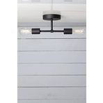 RİOLİGHT Modern Ikili Siyah Metal Sarkıt Avize RIO000643