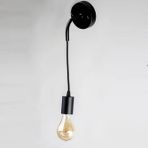 RİOLİGHT MODERN1,VİNTAGE1,RUSTİK1,SİYAH 1XE27 DUYLU METAL DUVAR APLİK