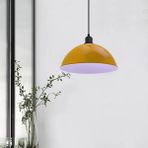 Riolight Modern2,vintage2,retro1,rustik2 Sarı 1xe27 Duylu Metal Tekli Sarkıt Avize Çap:30cm