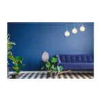 RİOLİGHT MODERN,RETRO5,VİNTAGE OPALBEYAZ CAMLI 3XE27 SIRALI BEYAZ METAL GÖVDE MASA ÜSTÜ SARKIT AVİZE