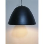 Riolight modern,retro,vintage mutfak,oda,otel,cafeler için siyah 1xe27 metal sarkıt avize çap:28cm