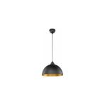 Riolight modern,retro,vintage oda,mutfak,otel,cafeler için siyah 1xe27 metal sarkıt avize çap:30cm