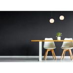 RİOLIGHT MODERN,RETRO,VİNTAGE OPAL BEYAZ CAMLI 2XE27 SIRALI SİYAH METAL GÖVDE MASA ÜSTÜ SARKIT AVİZE