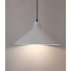 Riolight modern,rustik,vintage mutfak,oda,cafe,oteller için beyaz 1xe27 metal sarkıt avize çap:35cm
