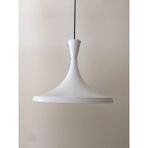 Riolight modern,rustik,vintage mutfak,oda,cafe,oteller için beyaz 1xe27 metal sarkıt avize çap:36cm