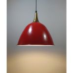 Riolight modern,rustik,vintage mutfak,oda,cafe,oteller için kırmızı 1xe27 metal sarkıt avize çap:28cm