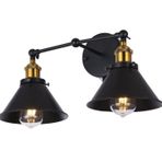 RIOLIGHT RETRO HAREKETLİ BAŞLIK İKİLİ METAL RUSTİK APLİK RIO0001009