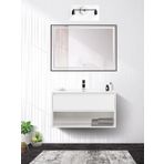 RİOLİGHT RETRO MODERN 1 VİNTAGE SİYAH 2XE27 DUYLU AYNA ÜSTÜ DUVAR APLİK