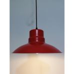 Riolight Retro mutfak,oda,cafeler için Kırmızı 1xe27 duylu Tekli Metal Sarkıt avize ÇAP:30CM