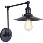 Riolight Retro Siyah Üç Mafsallı Aplik