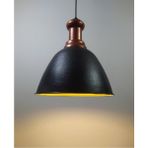 Riolight Retro Tekli Metal Sarkıt Avize - Bronz - Siyah - 1