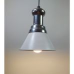 Riolight Retro Tekli Metal Sarkıt Avize Şapka Çapı: 18CM - Beyaz
