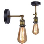 Riolight Retro Tekli Sarkıt-Aplik - Siyah - 1