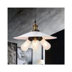 Riolight Retro Üç Duylu Metal Sarkıt Avize Şapka Çapı: 38CM - Eskitme