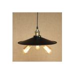 RİOLİGHT Retro Üç Duylu Metal Sarkıt Avize Şapka Çapı: 38cm RIO000898