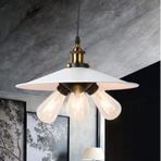 RİOLİGHT RETRO ÜÇ DUYLU METAL SARKIT AVİZE ŞAPKA ÇAPI: 38CM RIO000900