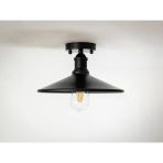 RİOLİGHT RETRO11,RUSTİK MUTFAK,ODA,KOLİDOR İÇİN TEKLİ METAL SARKIT PLOFONYER AVİZE ÇAP:28CM