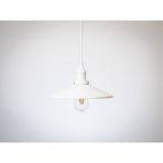 Riolight RETRO11,RUSTİK Mutfak,oda,kolidor,cafeler Için Tekli E27 Duylu Metal Sarkıt Avize ÇAP:28 - Beyaz
