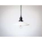 Riolight RETRO14,RUSTİK Mutfak,oda,kolidor,cafeler Için Tekli E27 Duylu Metal Sarkıt Avize ÇAP:28 - Beyaz