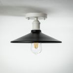 RİOLİGHT RETRO15,RUSTİK MUTFAK,ODA,KOLİDOR İÇİN TEKLİ METAL SARKIT PLOFONYER AVİZE ÇAP:28CM