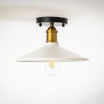 RİOLİGHT RETRO16,RUSTİK MUTFAK,ODA,KOLİDOR İÇİN TEKLİ METAL SARKIT PLOFONYER AVİZE ÇAP:28CM