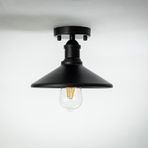 RİOLİGHT RETRO1,RUSTİK MUTFAK,ODA,KOLİDOR İÇİN TEKLİ METAL SARKIT PLOFONYER AVİZE ÇAP:23CM