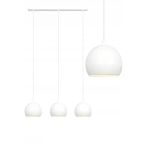 Riolight Retro1,Vintage1,Rustik1 Beyaz 3Xe27 Duylu Metal Masa Üstü Avize Uzunluk:60cm
