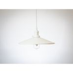 Riolight RETRO20,RUSTİK Mutfak,oda,kolidor,cafeler Için Tekli E27 Duylu Metal Sarkıt Avize ÇAP:38 - Beyaz - 1