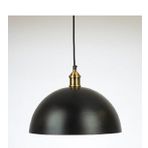 RİOLİGHT RETRO32,RUSTİK,VİNTAGE MUTFAK,ODA,SALON,CAFE İÇİN SİYAH TEKLİ METAL SARKIT AVİZE ÇAP:40CM