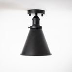 RİOLİGHT RETRO3,RUSTİK,VİNTAGE HOL,MUTFAK,ODA,CAFE İÇİN 1XE27 DUYLU TEKLİ METAL PLOFONYER AVİZE