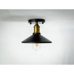 RİOLİGHT RETRO4,RUSTİK MUTFAK,ODA,KOLİDOR İÇİN TEKLİ METAL SARKIT PLOFONYER AVİZE ÇAP:23CM
