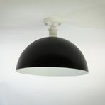 RİOLİGHT RETRO4,RUSTİK,VİNTAGE ODA,MUTFAK,SALON,CAFELER İÇİN SİYAH METAL PLOFONYER AVİZE ÇAP:40CM