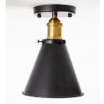 RİOLİGHT RETRO5,RUSTİK,VİNTAGE HOL,MUTFAK,ODA,CAFE İÇİN 1XE27 DUYLU TEKLİ METAL PLOFONYER AVİZE
