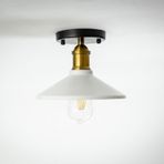 RİOLİGHT RETRO6,RUSTİK MUTFAK,ODA,KOLİDOR İÇİN TEKLİ METAL SARKIT PLOFONYER AVİZE ÇAP:23CM