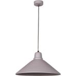 Riolight retro,modern,vintage mutfak,oda,cafe,oteller için beyaz metal 1xe27 sarkıt avize çap:38cm