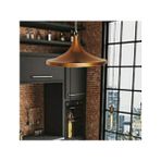 Riolight retro,modern,vintage mutfak,oda,otel,cafeler için bakır metal sarkıt avize çap:36cm