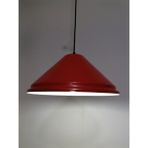 Riolight retro,modern,vintage mutfak,oda,otel,cafeler için kırmızı 1xe27 metal sarkıt avize çap:33cm