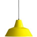 Riolight retro,modern,vintage mutfak,oda,otel,cafeler için sarı metal sarkıt avize çap:34cm - 1