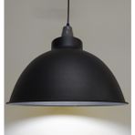 Riolight retro,modern,vintage mutfak,oda,otel,cafeler için siyah metal sarkıt avize çap:33cm - 1'li