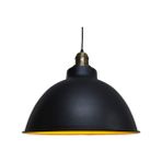 Riolight retro,modern,vintage mutfak,oda,otel,cafeler için siyah metal sarkıt avize çap:33cm