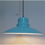 Riolight retro,modern,vintage otel,oda,mutfak,cafeler için turkuaz 1xe27 metal sarkıt avize çap:37cm - Eskitme