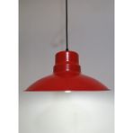 Riolight Retro,rustik,modern Kırmızı Içi Beyaz Mutafa,oda,cafe Için Metal Sarkıt Avize ÇAP:30CM - 1