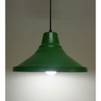 Riolight Retro,rustik,vimtage 1xe27 duylu Yeşil Içi Beyaz Tekli Metal Sarkıt avize