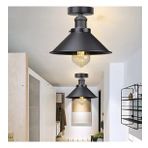 RİOLİGHT RETRO,RUSTİK,VİNTAGE 1XE27 DUYLU METAL TEKLİ PLOFONYER AVİZE ÇAP:23CM 1ADET FİYATIDIR