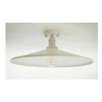 RİOLİGHT RETRO,RUSTİK,VİNTAGE BEYAZ 1XE27 DUYLU METAL PLOFONYER AVİZE ŞAPKA ÇAPI:38CM