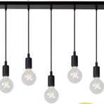 RİOLİGHT RETRO,RUSTİK,VİNTAGE MODERN 5XE27 DUYLU METAL MASA ÜSTÜ SARKIT AVİZE UZUNLUK:60CM
