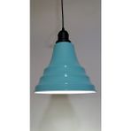 Riolight retro,rustik,vintage mutfak,oda,cafe oteller için turkuaz 1xe27 metal sarkıt avize çap:23cm